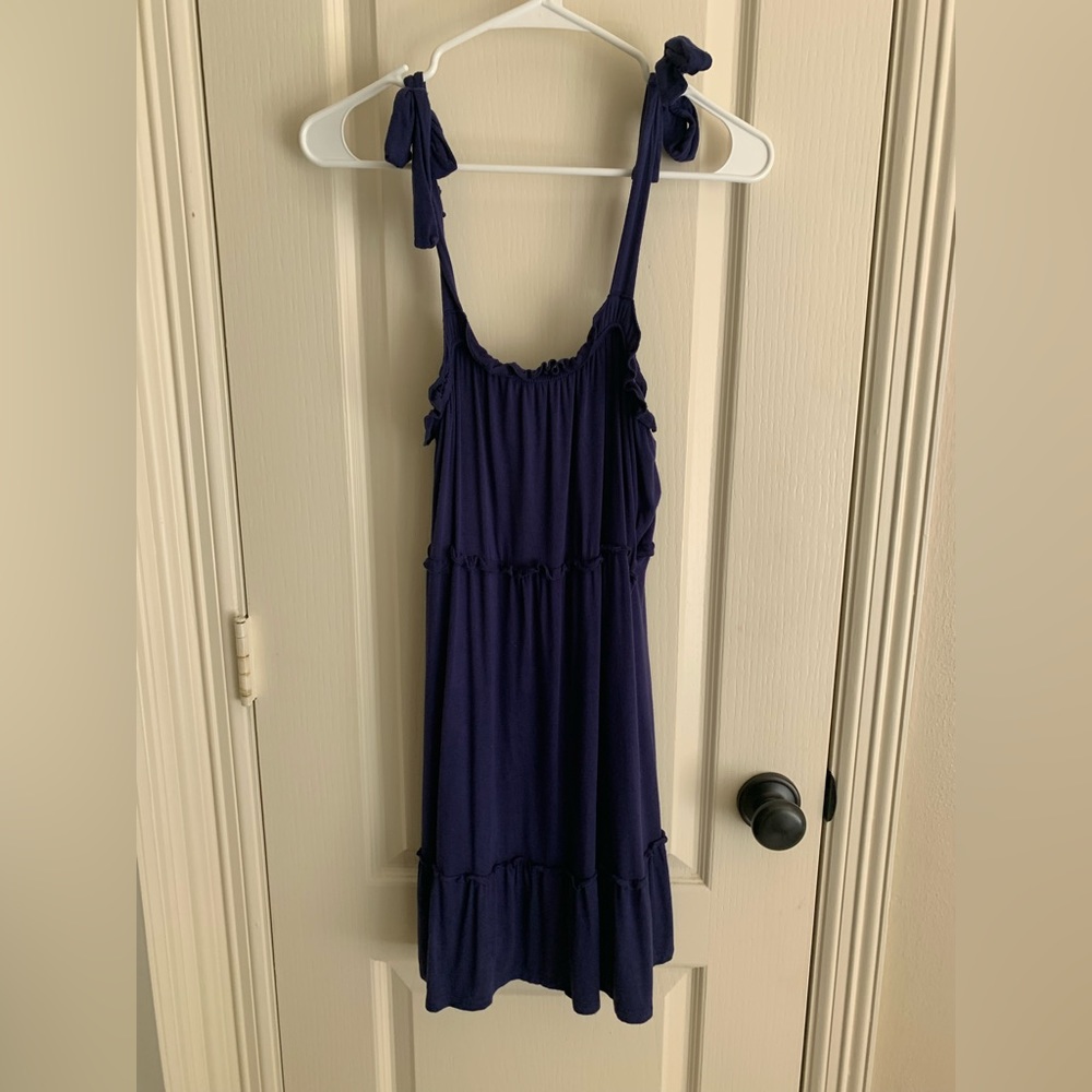 Francesca’s Navy Bow Dress